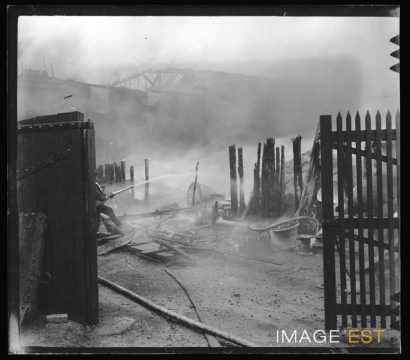Incendie de la gare (le Tréport)