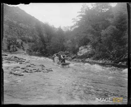 Barque dans les Gorges du Tarn (Lozère)