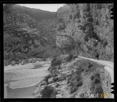 Bicyclette sur la route (Rougon)