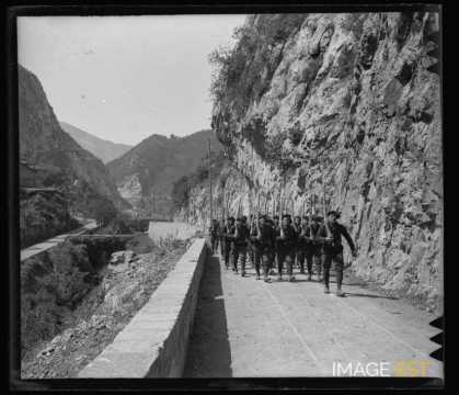 Défilé de chasseurs alpins (Alpes-Maritimes)