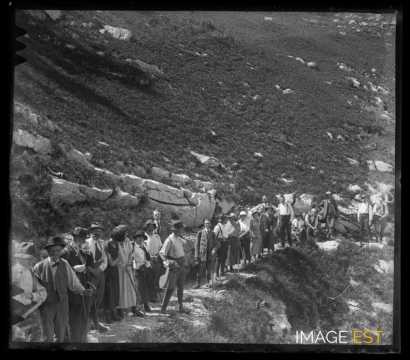 Groupe de randonneurs (Haute-Savoie)