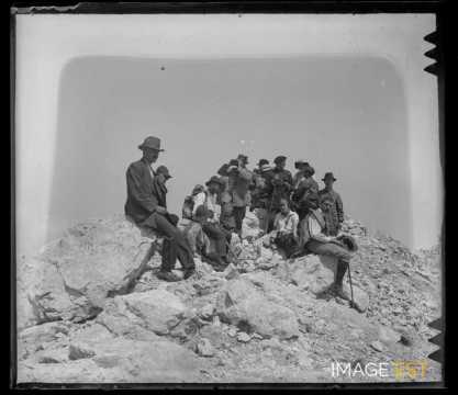 Groupe de randonneurs (Haute-Savoie)