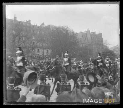Cortège présidentiel (Paris ?)