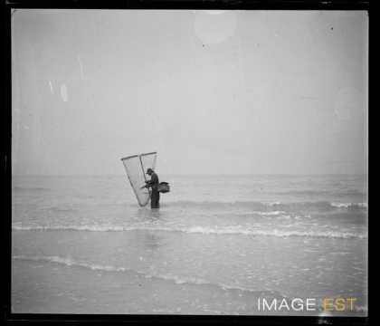Pêcheur au pousseux (Dieppe)