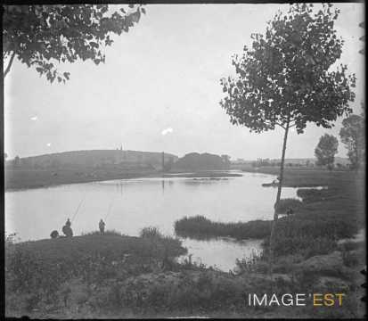 Pêcheurs au bord de la Meurthe (Art-sur-Meurthe)