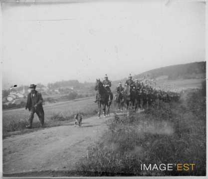 Groupe de hussards (Malzéville)