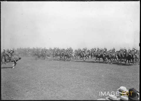 Charge d'un régiment de cavalerie (Malzéville)