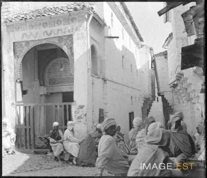 Rue des Tanneurs et mosquée (Constantine)