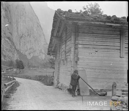 Sonneur de cor (Lauterbrunnen)