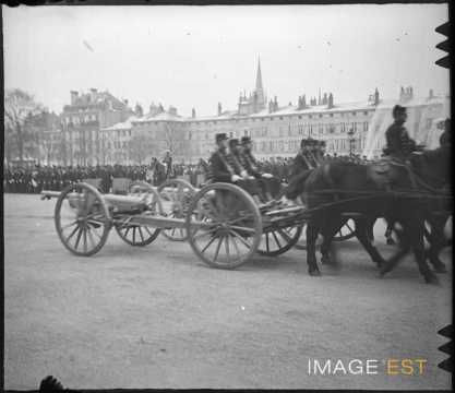 Revue des troupes par le général André (Nancy)