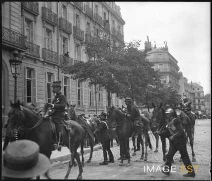 Officiers et cuirassiers (Dijon)
