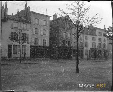 Habitations sous la neige (Nancy)