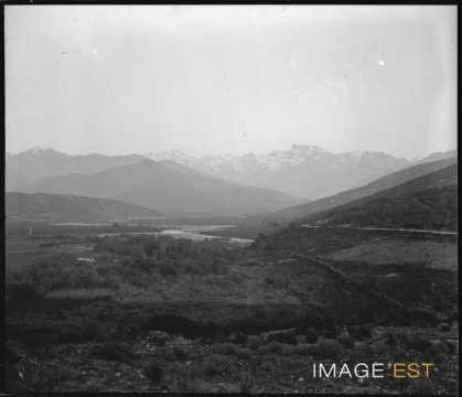 Paysage de montagnes (Corse)