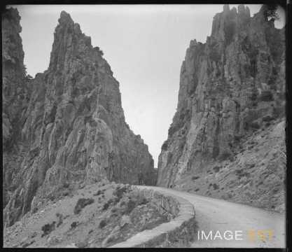 Route dans les calanques (Piana)