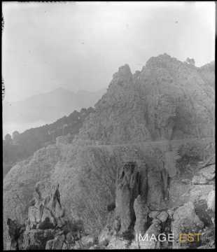 Route dans les calanques (Piana)