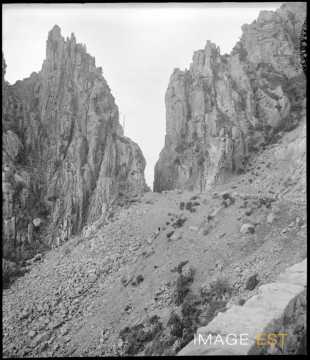 Route dans les calanques (Piana)