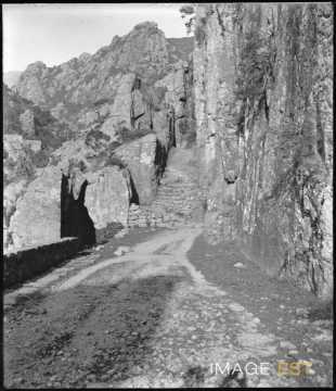 Chemin dans les gorges de Spelunca (Evisa)