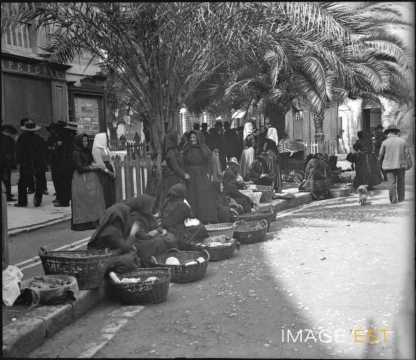 Femmes au marché (Ajaccio)