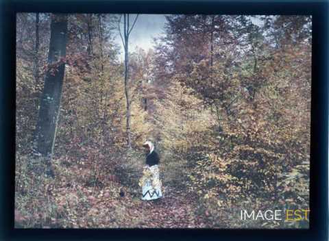 Femme en forêt (Meurthe-et-Moselle)