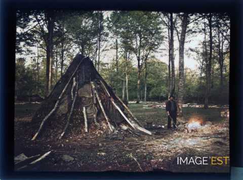 Charbonnier et sa hutte (Liverdun)