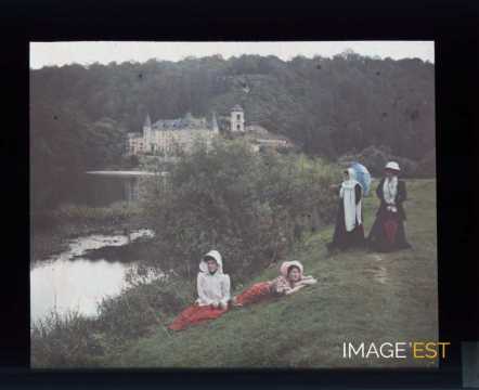 Femmes au bord de la Moselle (Liverdun)