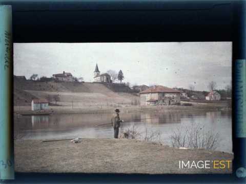 Pêcheur au bord de la Moselle (Méréville)