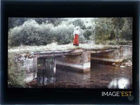 Femme sur un pont (Griscourt)