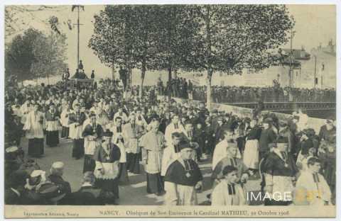 Funérailles du cardinal Mathieu (Nancy)