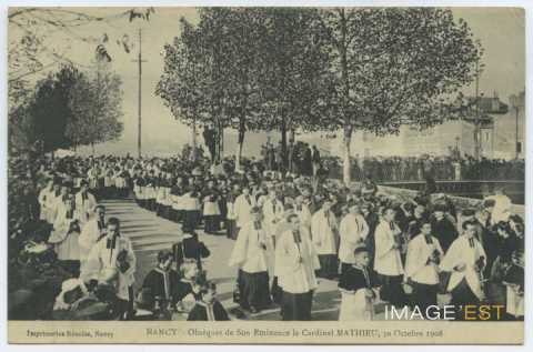 Funérailles du cardinal Mathieu (Nancy)
