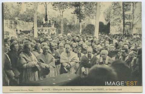 Funérailles du cardinal Mathieu (Nancy)