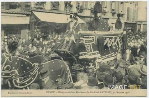 Funérailles du cardinal Mathieu (Nancy)
