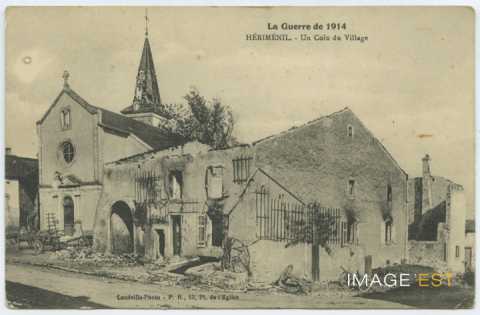 Maison bombardée (Hériménil)