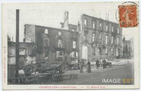 Maison Noël en ruine (Gerbéviller)