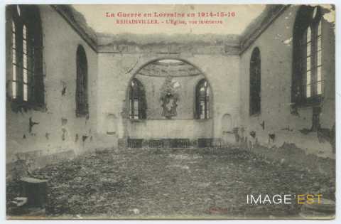 Église en ruine (Rehainviller)