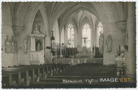 Intérieur de l'église (Haraucourt)