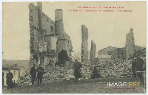 Maisons bombardées (Anthelupt)