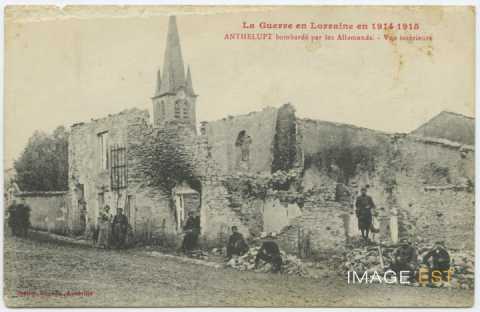Maisons bombardées (Anthelupt)