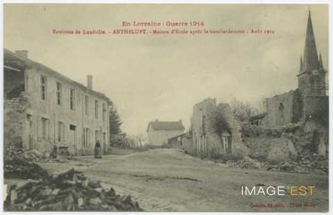 École détruite (Anthelupt)