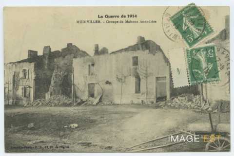 Maisons bombardées (Hudiviller)