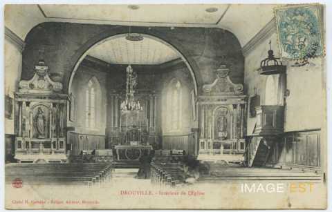 Intérieur de l'église (Drouville)