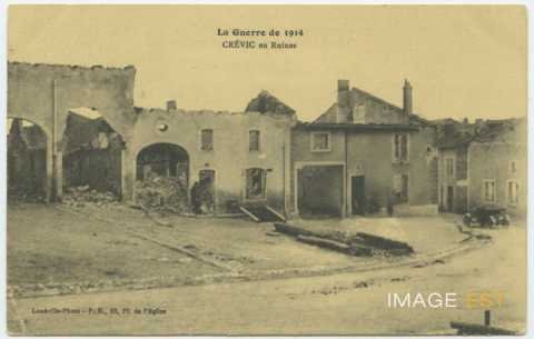 Maisons détruites (Crévic)