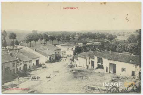 Maisons endommagées (Bauzemont)