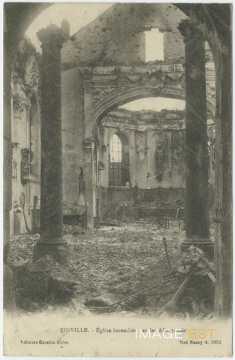 Église incendiée (Einville)