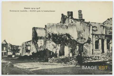 Maisons bombardées (Maixe)