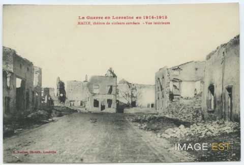 Maisons détruites (Maixe)