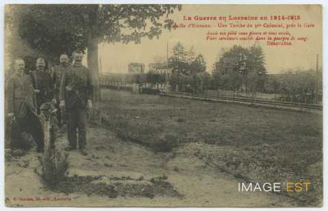 Une tombe du 36e colonial (Einvaux)