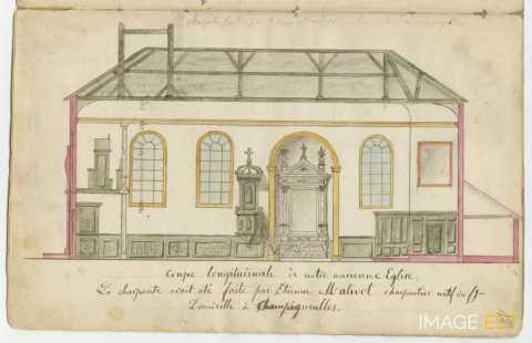 Église des Trois-Maisons (manuscrit Morius 77)