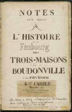 Page de titre du manuscrit Morius 81