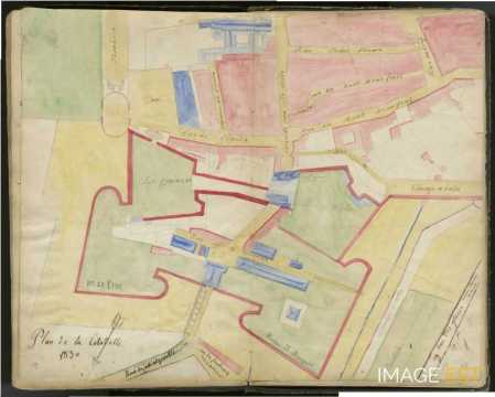 Plan de la citadelle (manuscrit Morius 81)