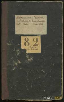 Page de couverture du manuscrit Morius 82